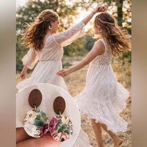 Floral Drop Earrings